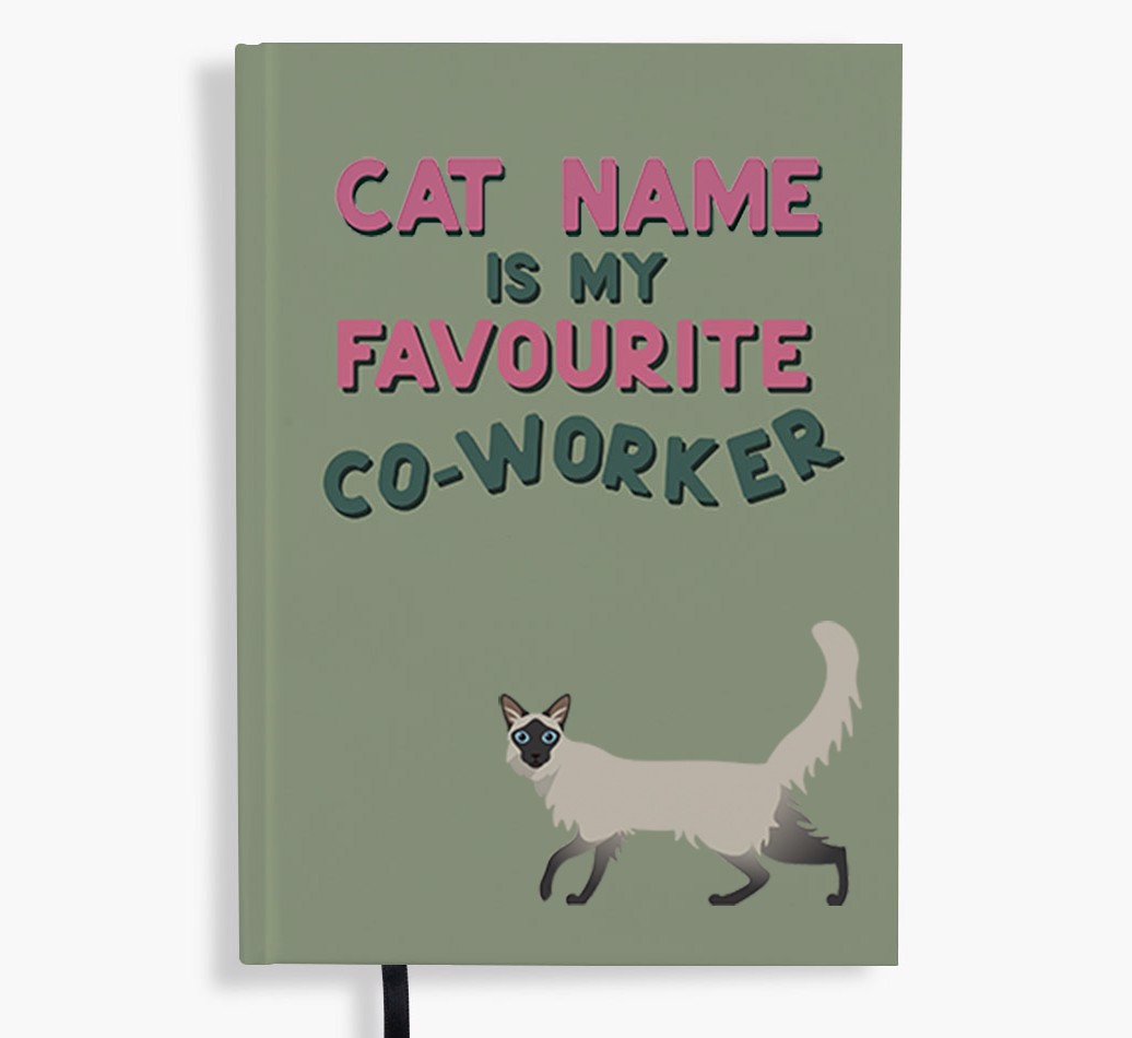 Favourite Co-Worker: Personalised {breedFullName} Notebook