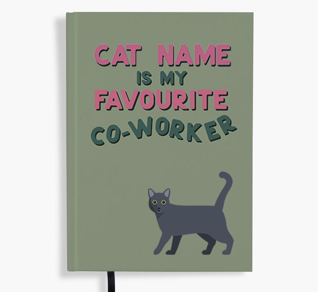 Favourite Co-Worker: Personalised {breedFullName} Notebook