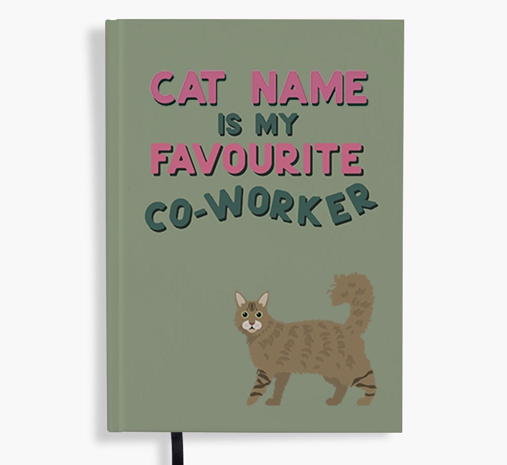 Favourite Co-Worker: Personalised {breedFullName} Notebook