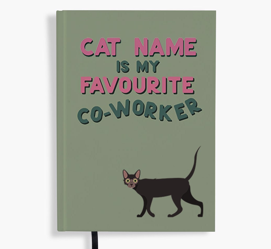 Favourite Co-Worker: Personalised {breedFullName} Notebook