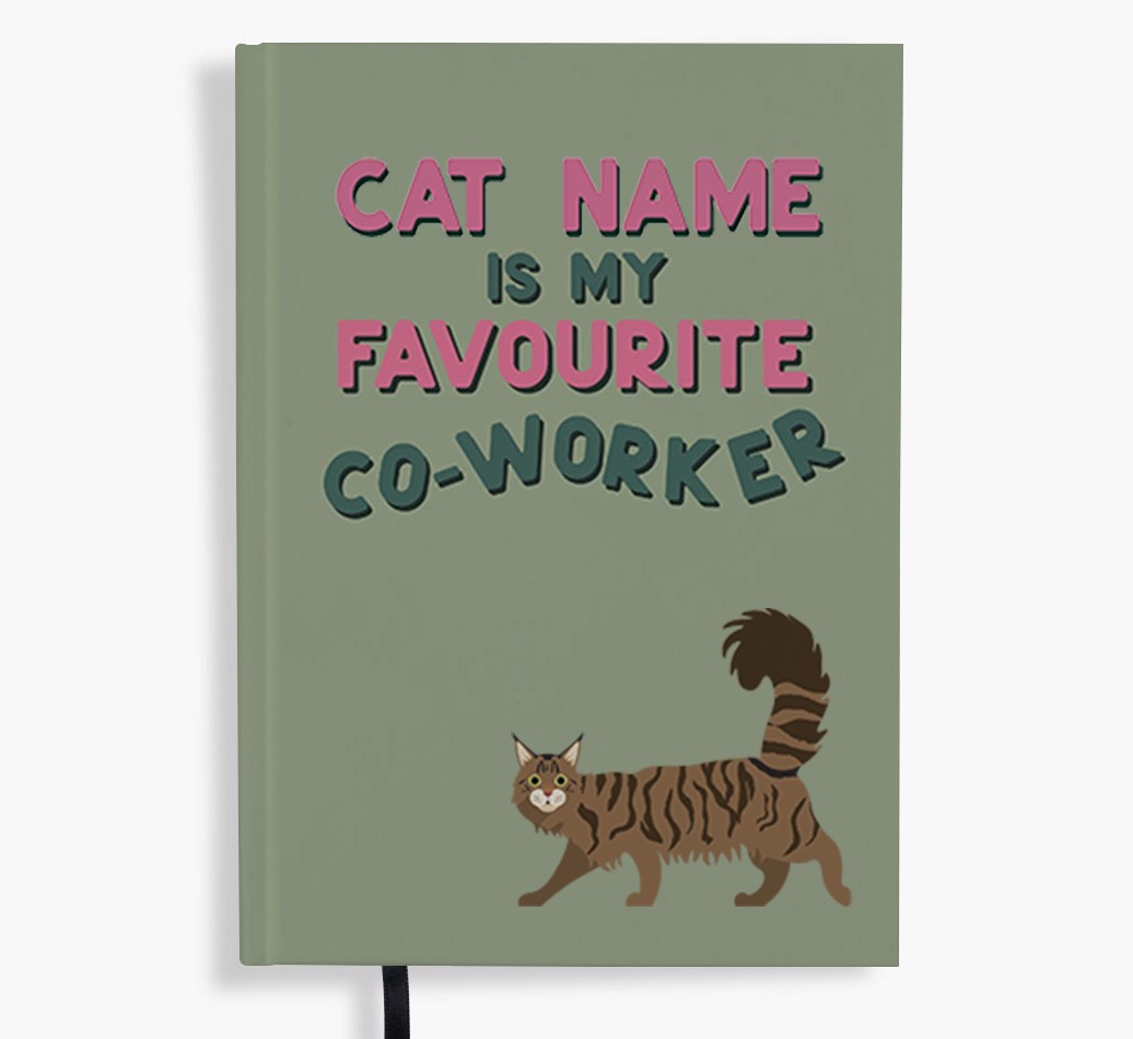 Favourite Co-Worker: Personalised {breedFullName} Notebook