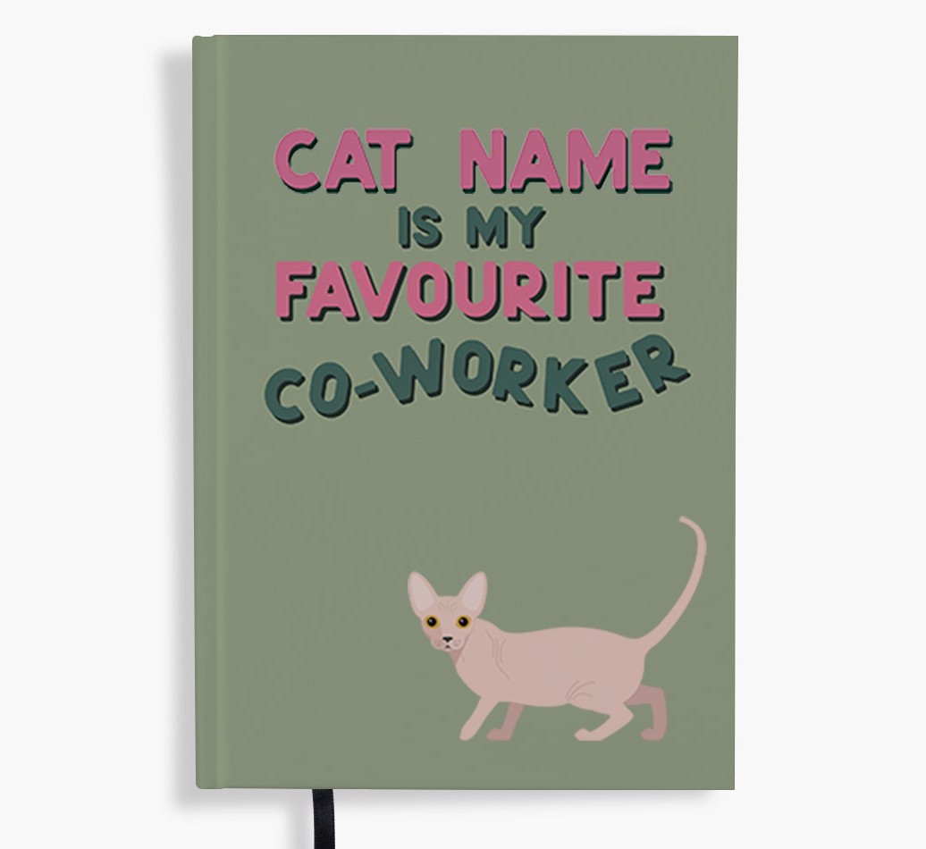 Favourite Co-Worker: Personalised {breedFullName} Notebook