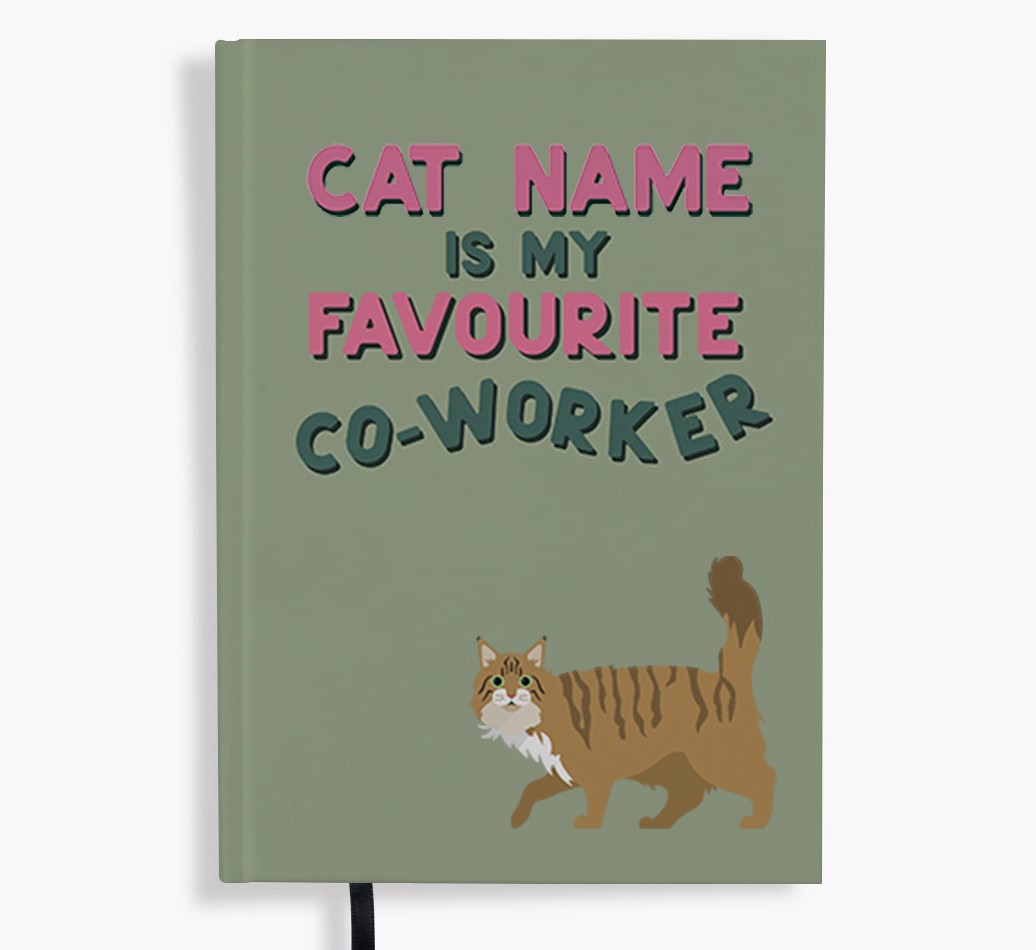 Favourite Co-Worker: Personalised {breedFullName} Notebook