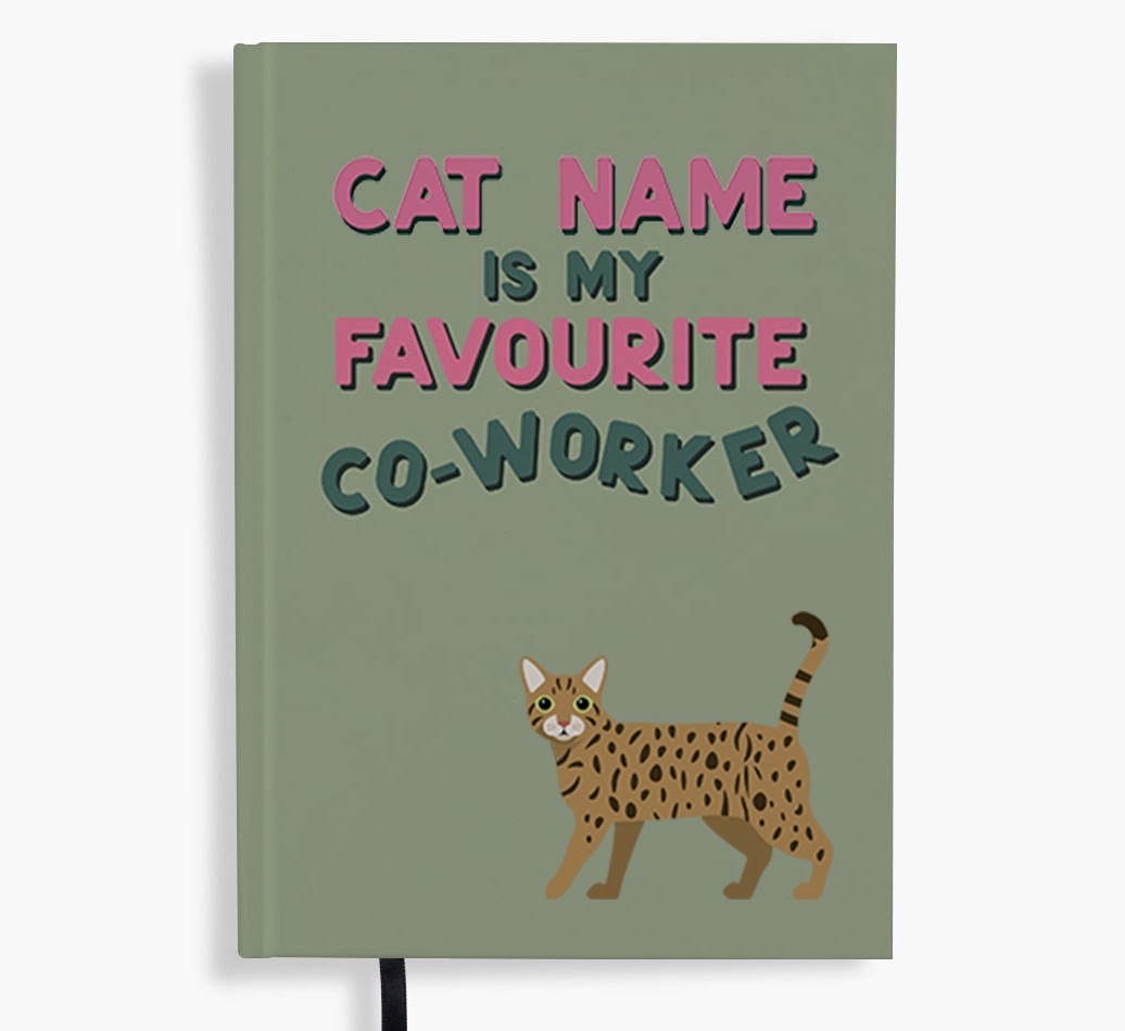 Favourite Co-Worker: Personalised {breedFullName} Notebook