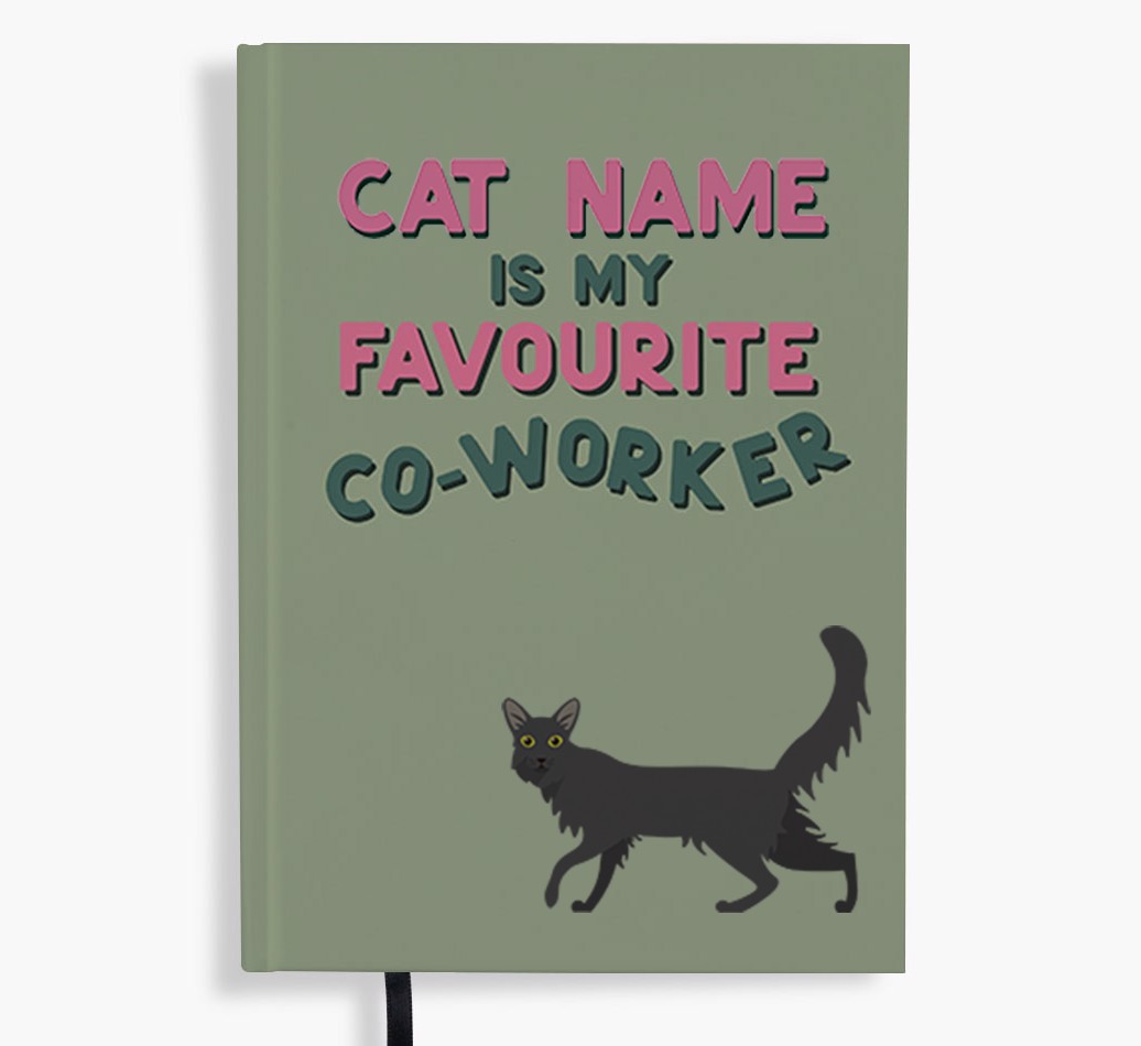 Favourite Co-Worker: Personalised {breedFullName} Notebook
