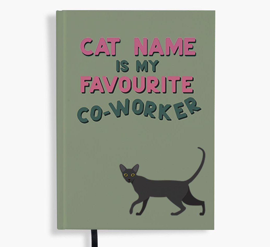 Favourite Co-Worker: Personalised {breedFullName} Notebook