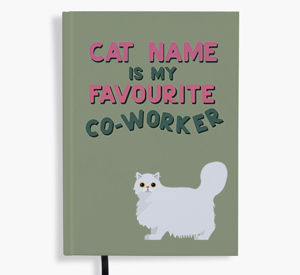 Favourite Co-Worker: Personalised {breedFullName} Notebook