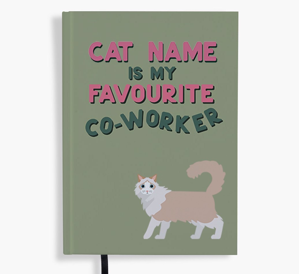 Favourite Co-Worker: Personalised {breedFullName} Notebook