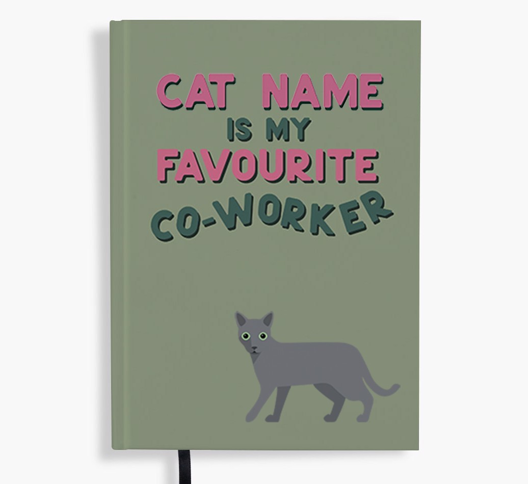 Favourite Co-Worker: Personalised {breedFullName} Notebook