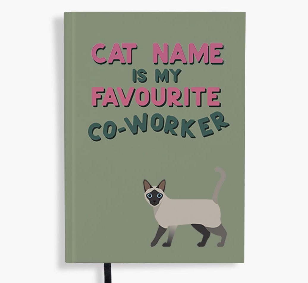 Favourite Co-Worker: Personalised {breedFullName} Notebook