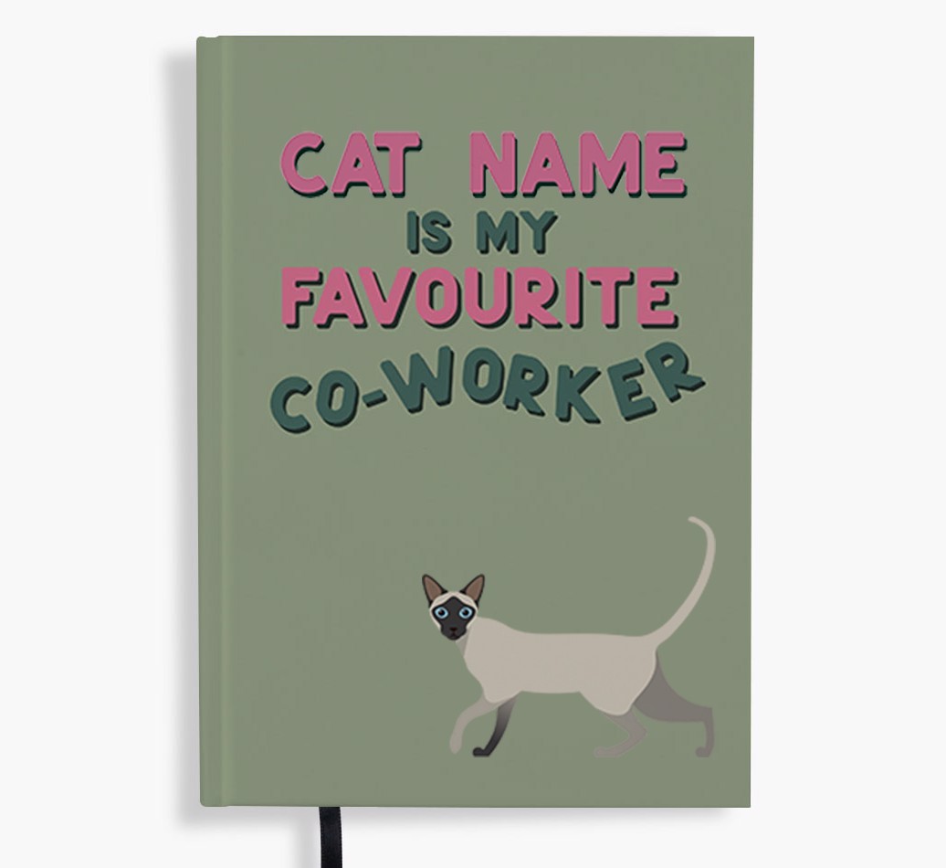 Favourite Co-Worker: Personalised {breedFullName} Notebook