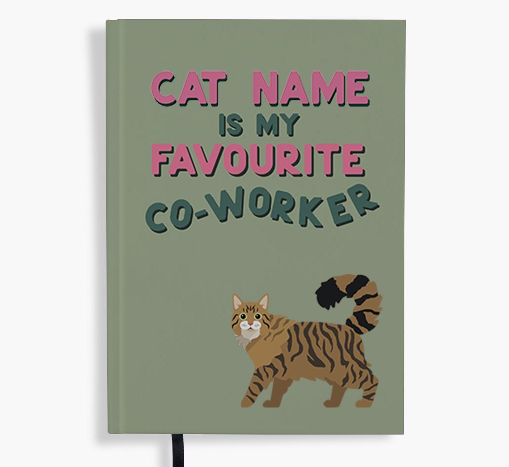 Favourite Co-Worker: Personalised {breedFullName} Notebook
