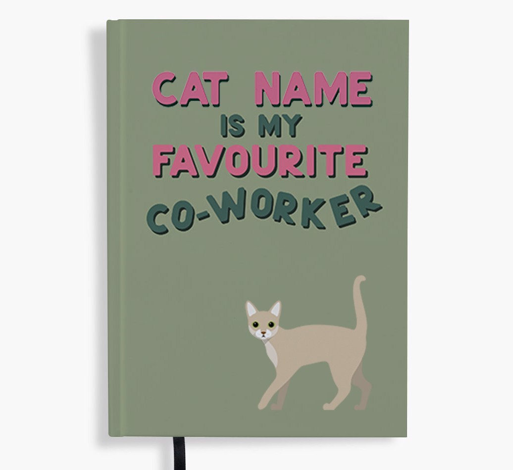 Favourite Co-Worker: Personalised {breedFullName} Notebook