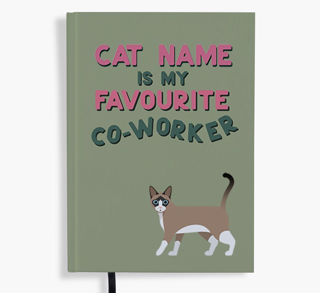 Favourite Co-Worker: Personalised {breedFullName} Notebook