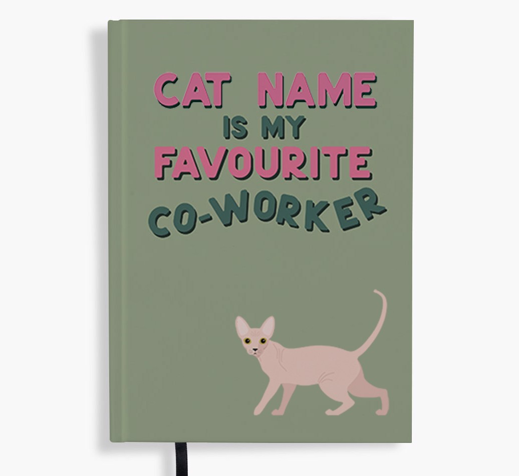 Favourite Co-Worker: Personalised {breedFullName} Notebook