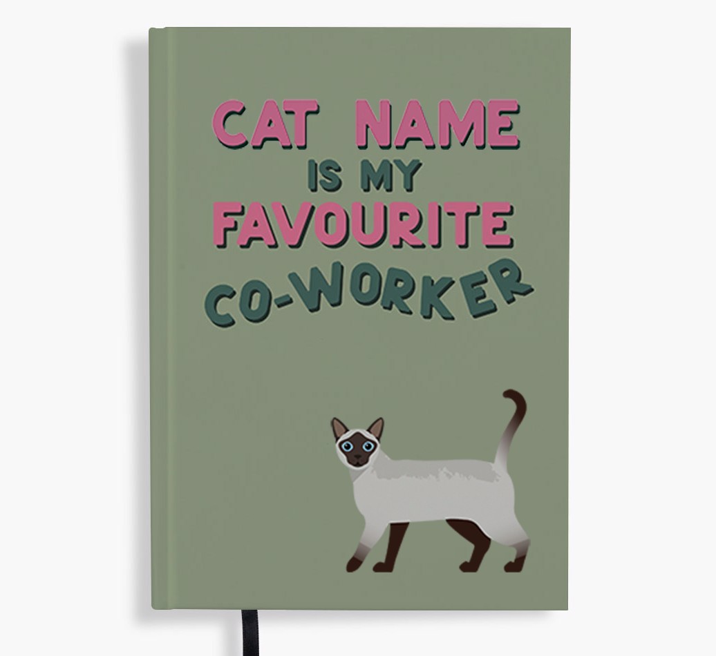 Favourite Co-Worker: Personalised {breedFullName} Notebook