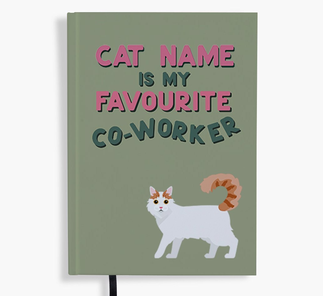 Favourite Co-Worker: Personalised {breedFullName} Notebook