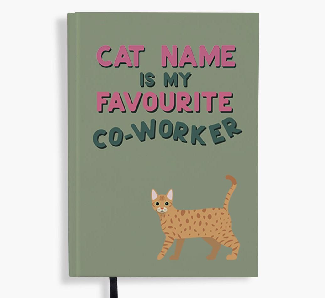 Favourite Co-Worker: Personalized {breedFullName} Notebook
