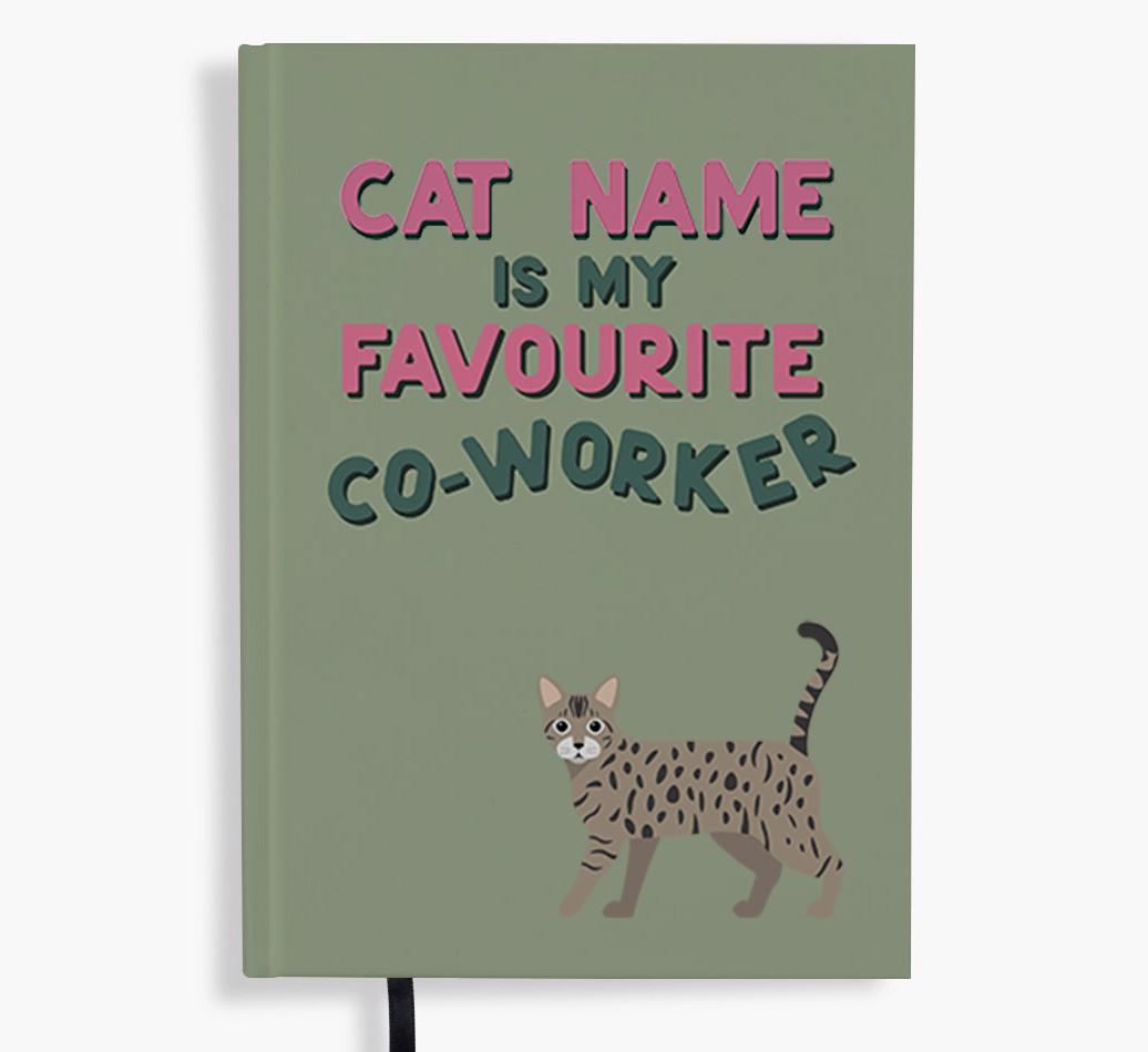Favourite Co-Worker: Personalized {breedFullName} Notebook