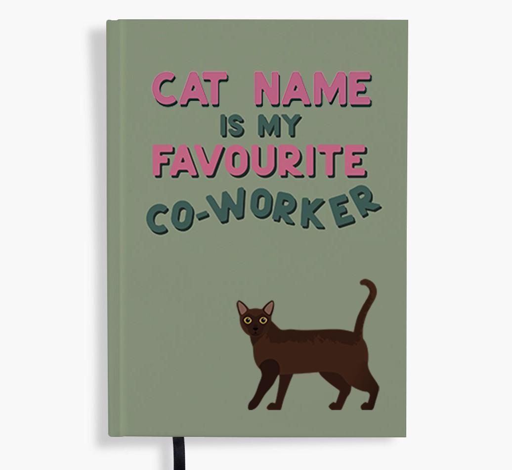 Favourite Co-Worker: Personalized {breedFullName} Notebook