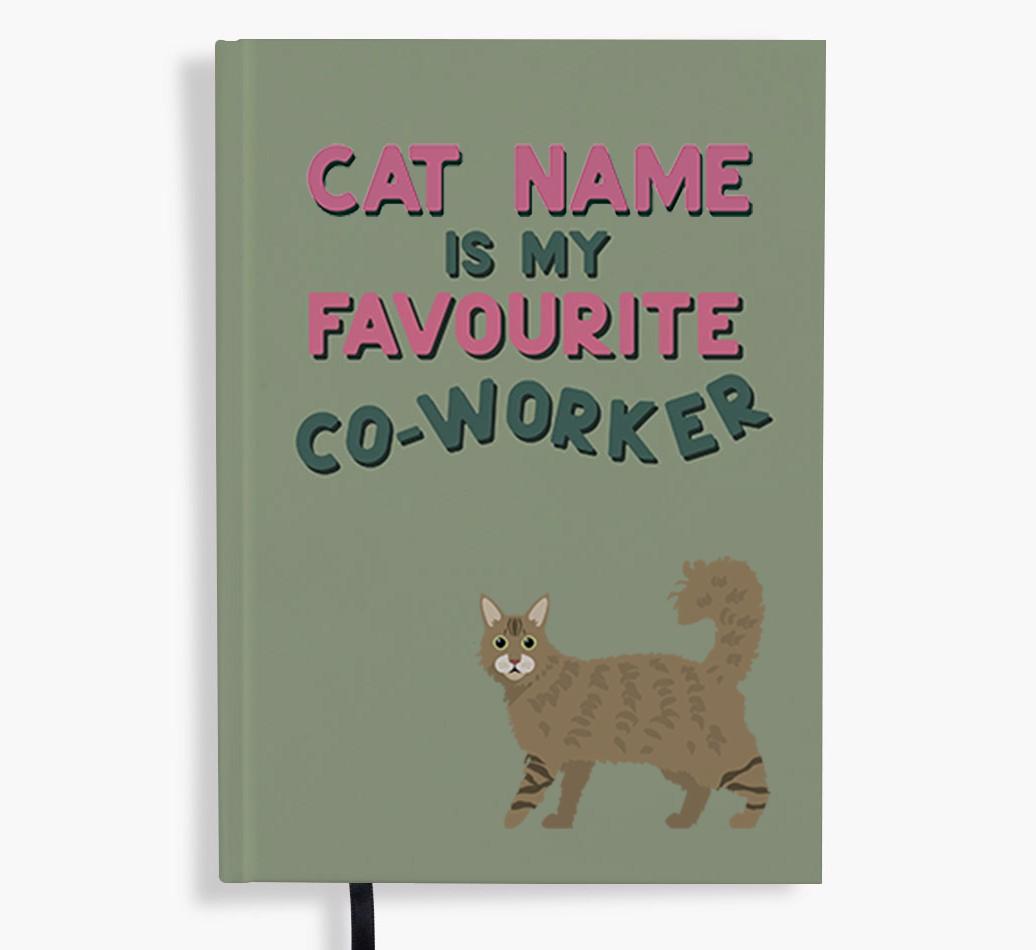Favourite Co-Worker: Personalized {breedFullName} Notebook