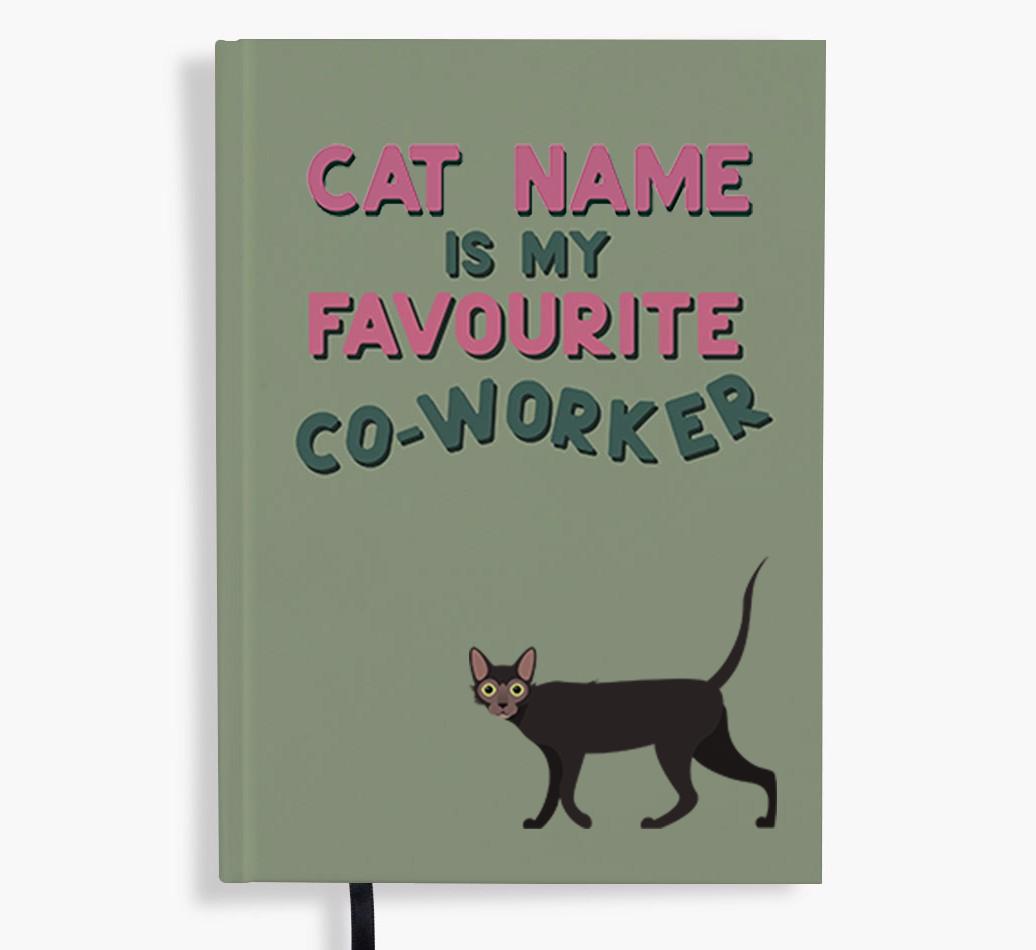 Favourite Co-Worker: Personalized {breedFullName} Notebook