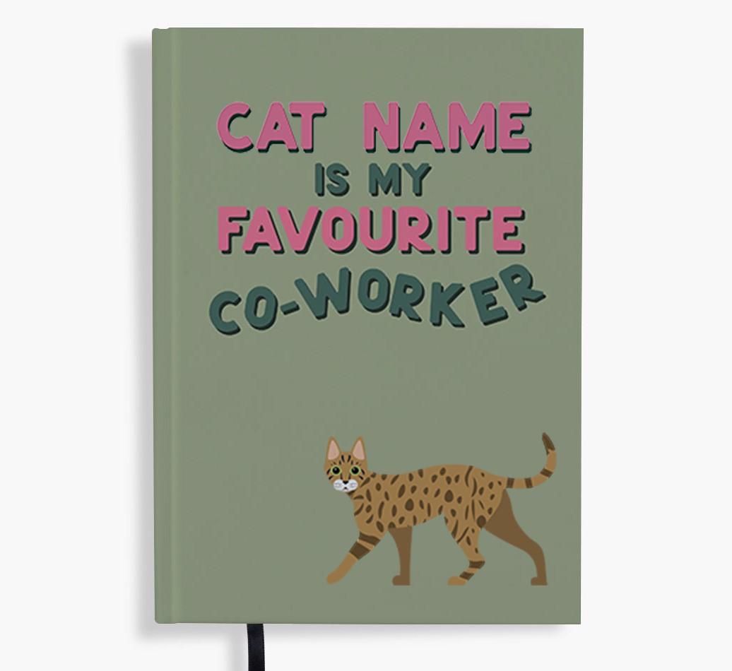 Favourite Co-Worker: Personalized {breedFullName} Notebook