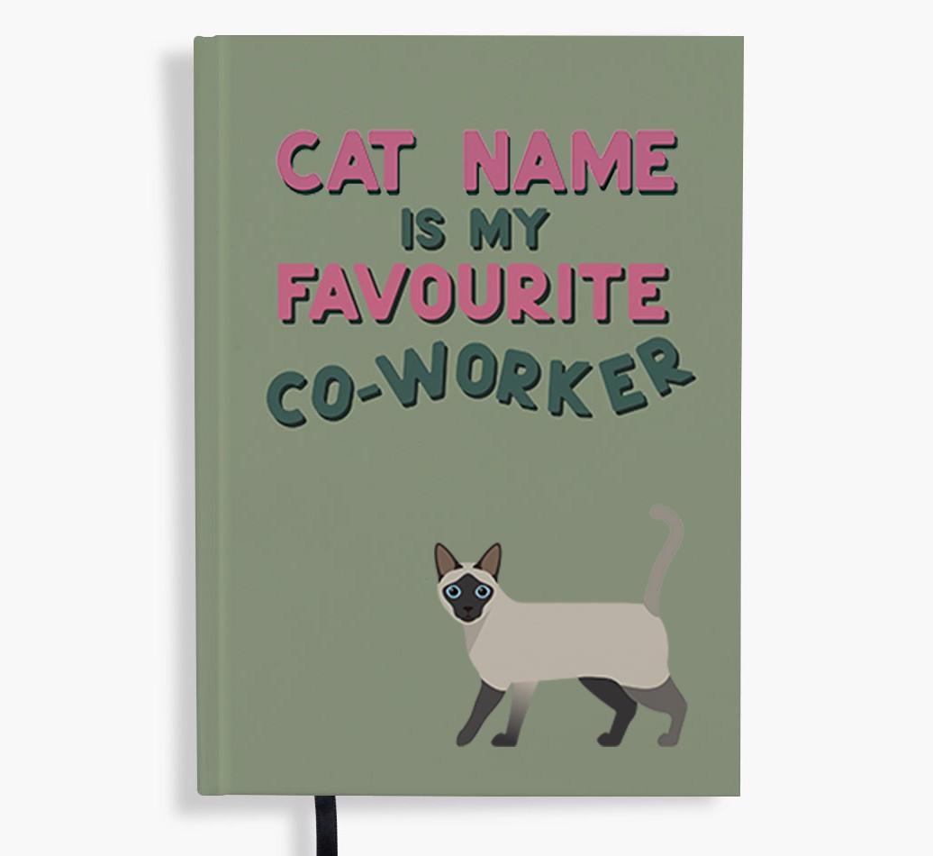 Favourite Co-Worker: Personalized {breedFullName} Notebook