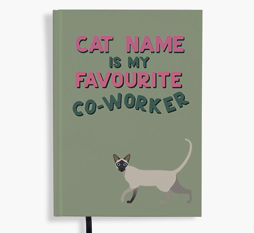 Favourite Co-Worker: Personalized {breedFullName} Notebook