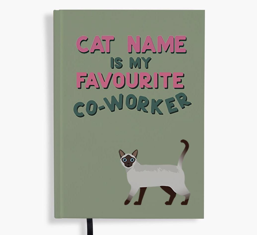 Favourite Co-Worker: Personalized {breedFullName} Notebook