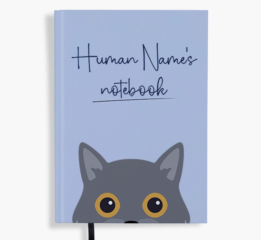 Handwritten: Personalised {breedFullName} Notebook