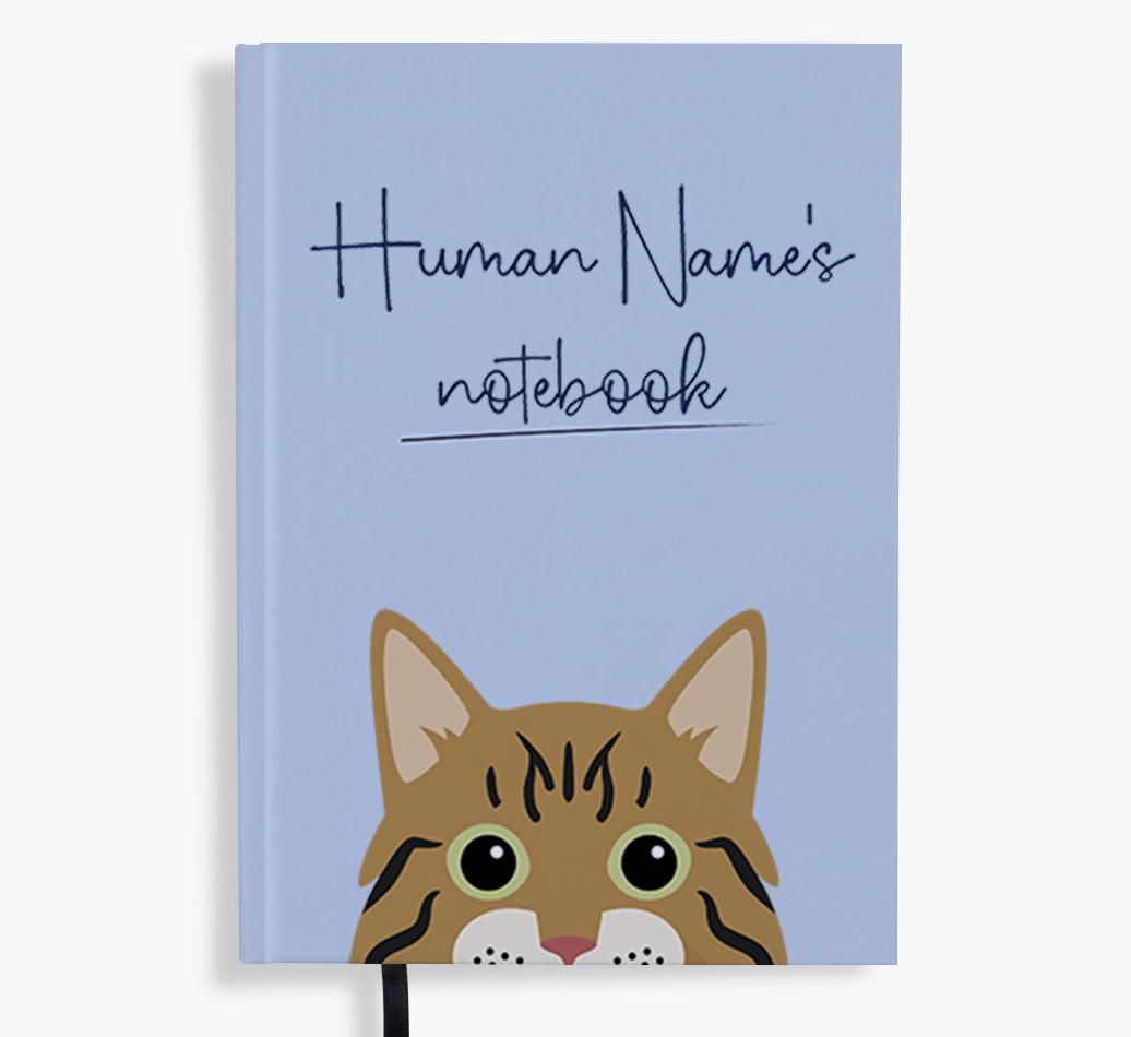 Handwritten: Personalized {breedFullName} Notebook