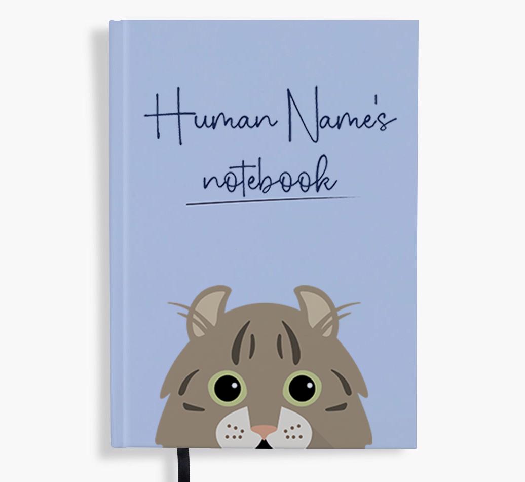 Handwritten: Personalized {breedFullName} Notebook