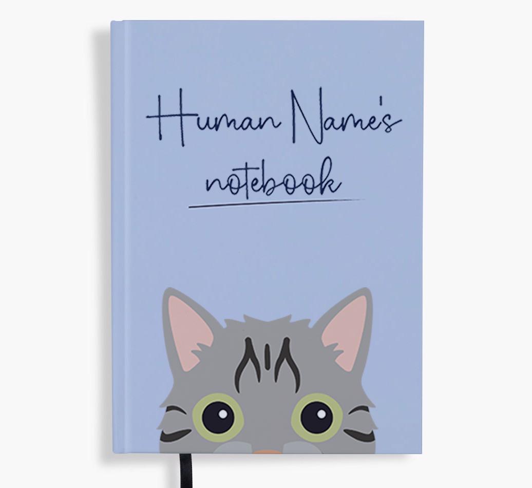 Handwritten: Personalized {breedFullName} Notebook
