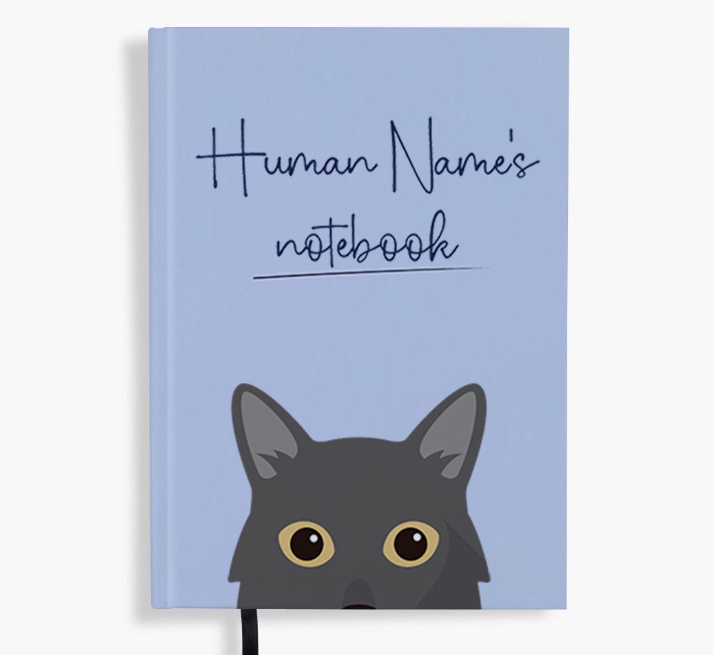 Handwritten: Personalized {breedFullName} Notebook