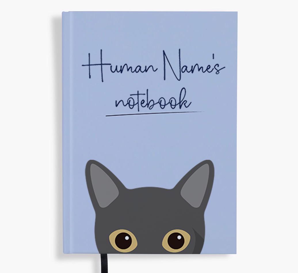 Handwritten: Personalized {breedFullName} Notebook