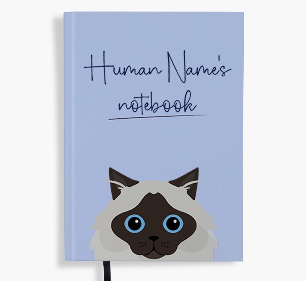 Handwritten: Personalized {breedFullName} Notebook