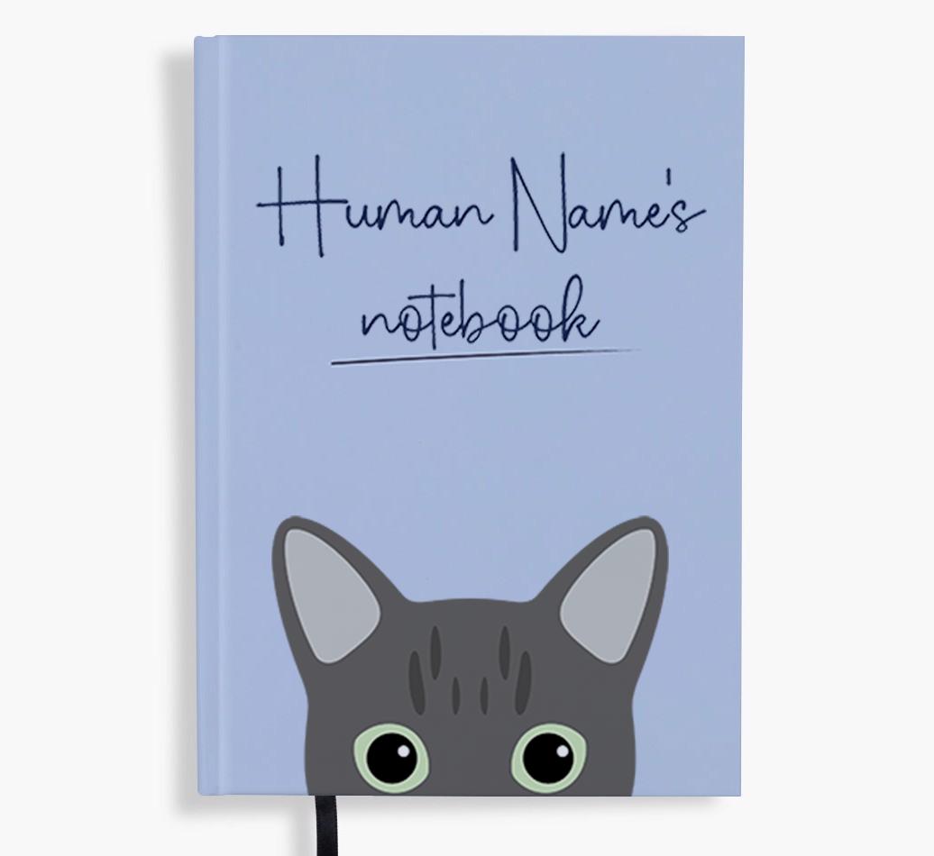 Handwritten: Personalized {breedFullName} Notebook