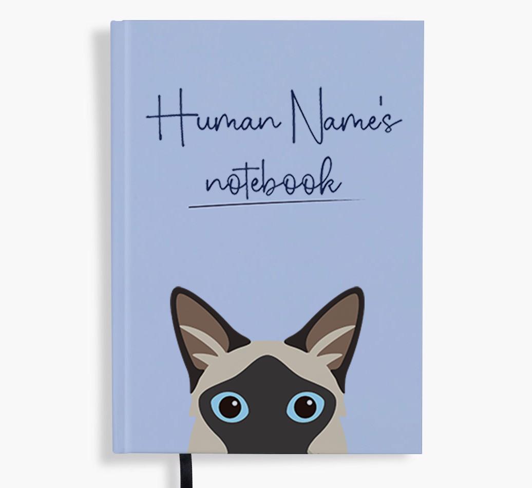 Handwritten: Personalized {breedFullName} Notebook