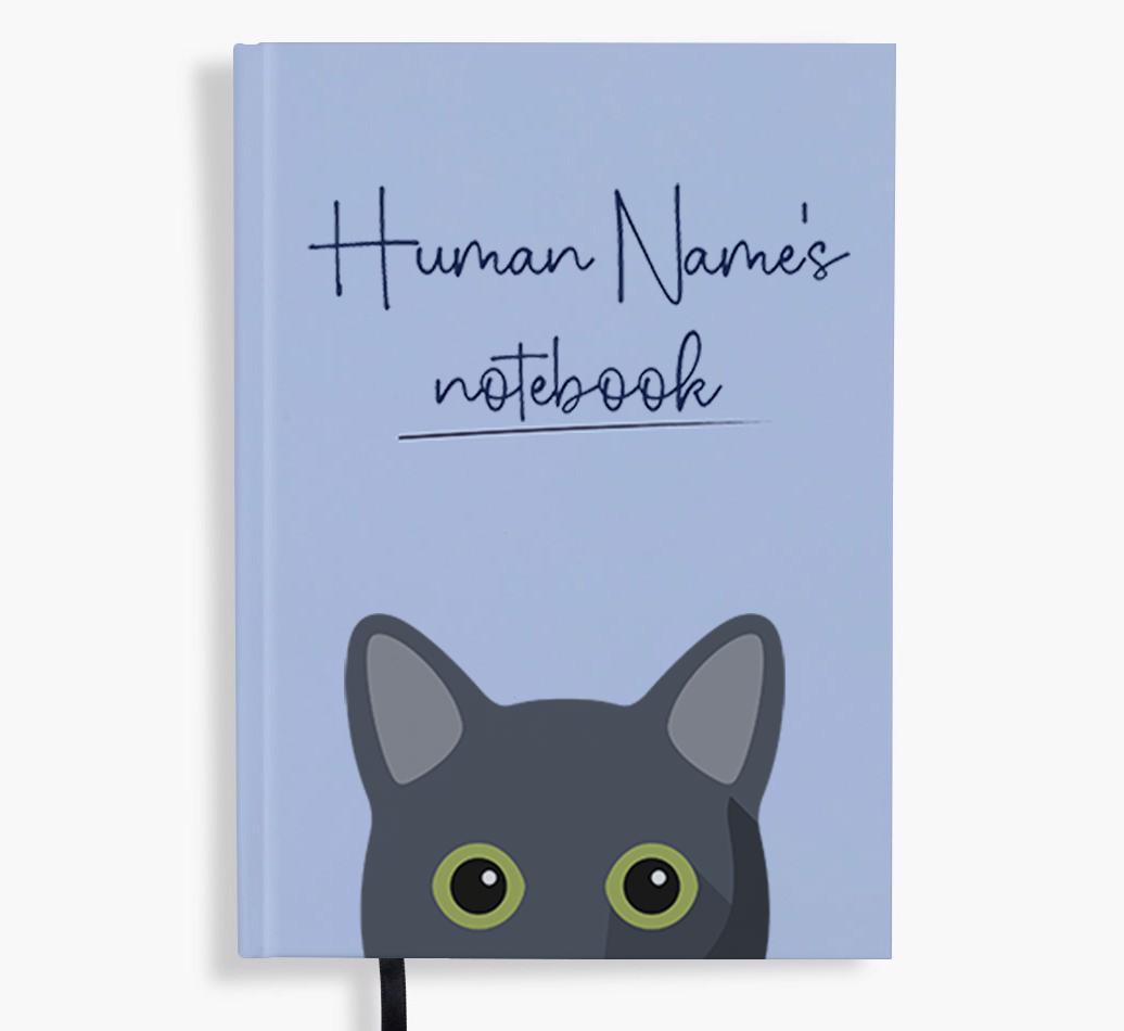 Handwritten: Personalized {breedFullName} Notebook
