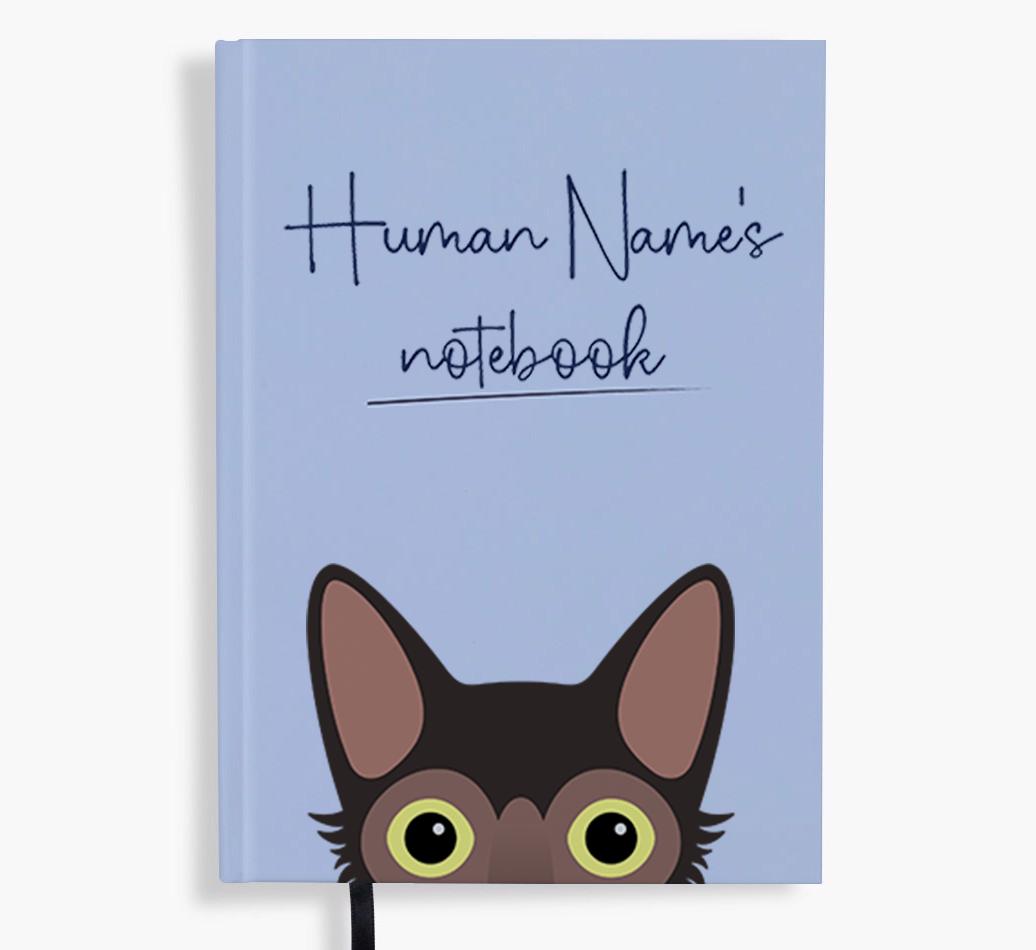 Handwritten: Personalized {breedFullName} Notebook