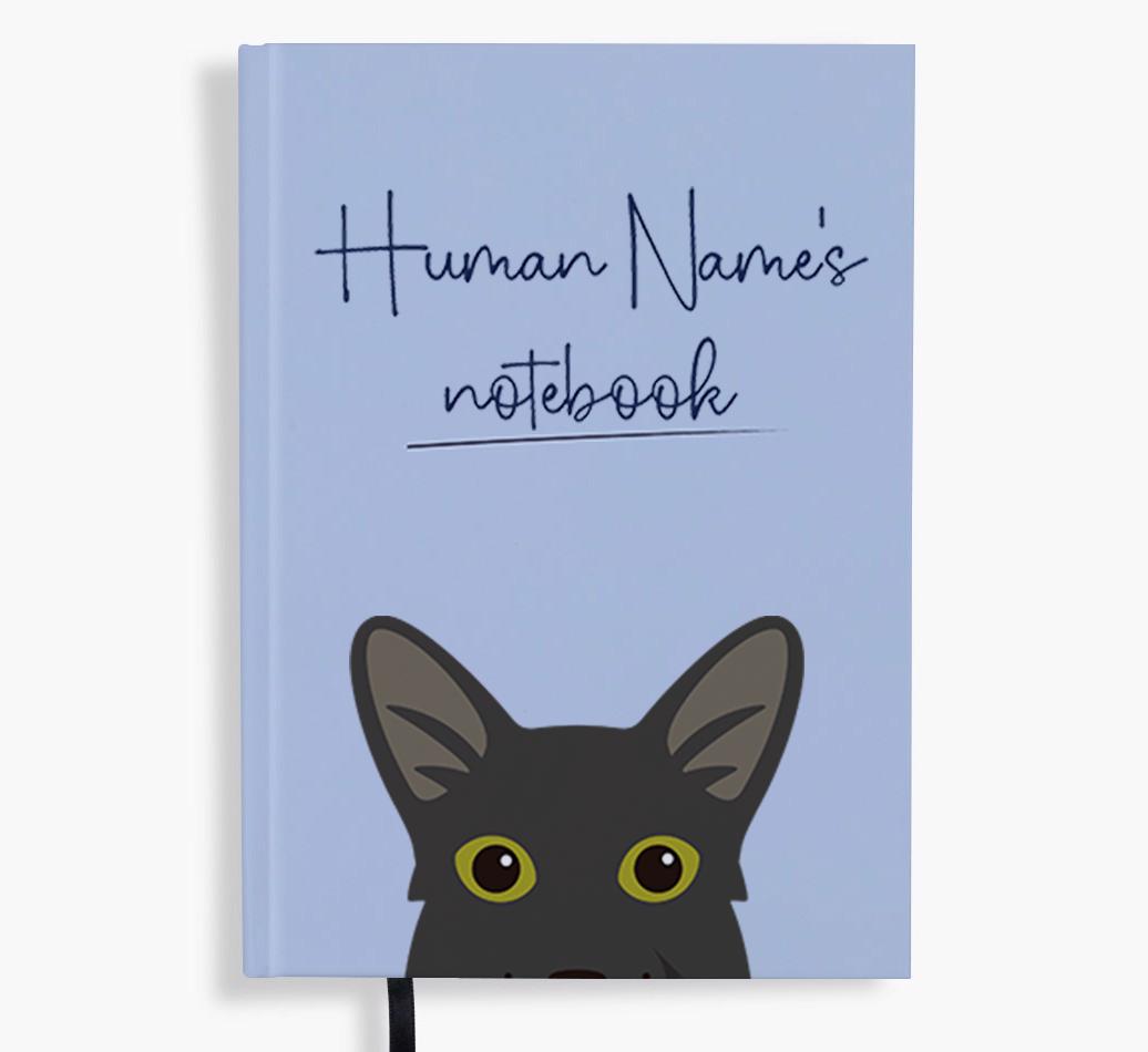 Handwritten: Personalized {breedFullName} Notebook
