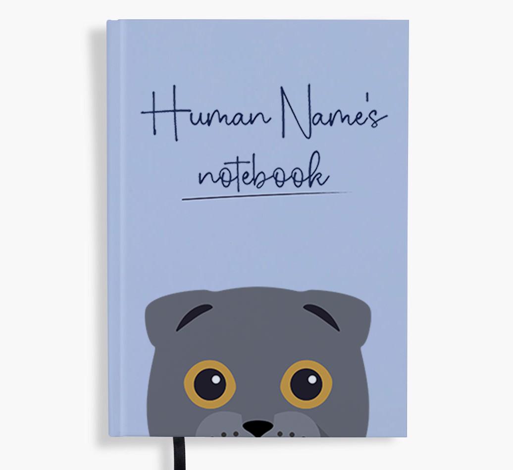 Handwritten: Personalized {breedFullName} Notebook