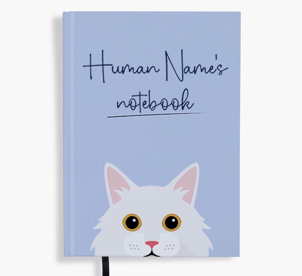 Handwritten: Personalized {breedFullName} Notebook