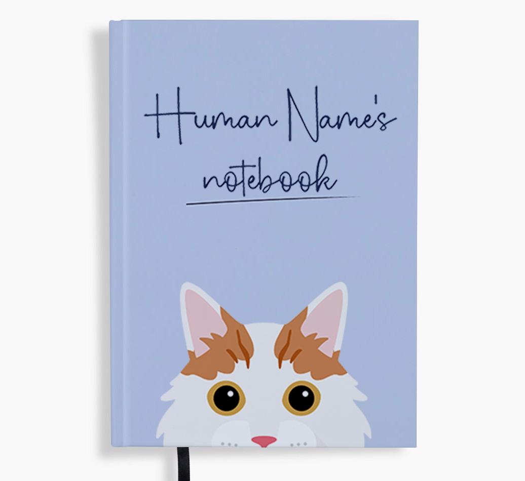 Handwritten: Personalized {breedFullName} Notebook