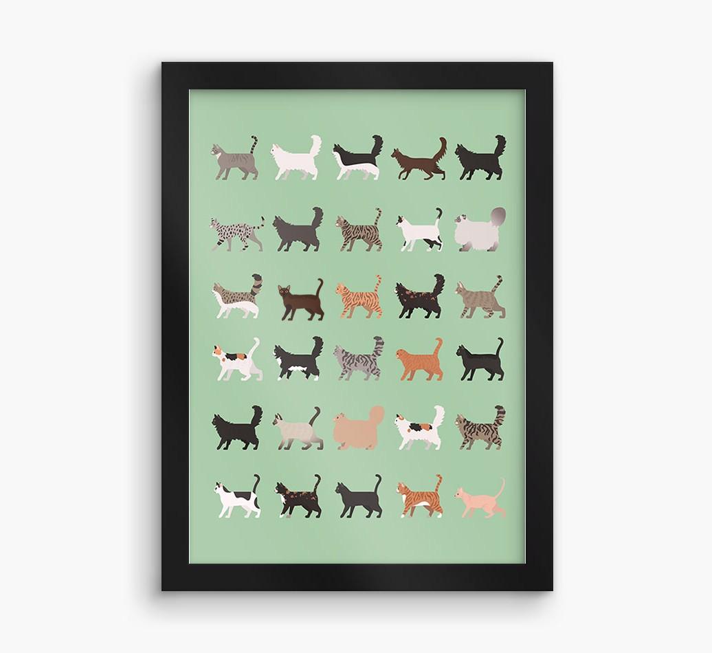 A Great Deal Of Cats: Personalized {breedCommonName} Framed Print