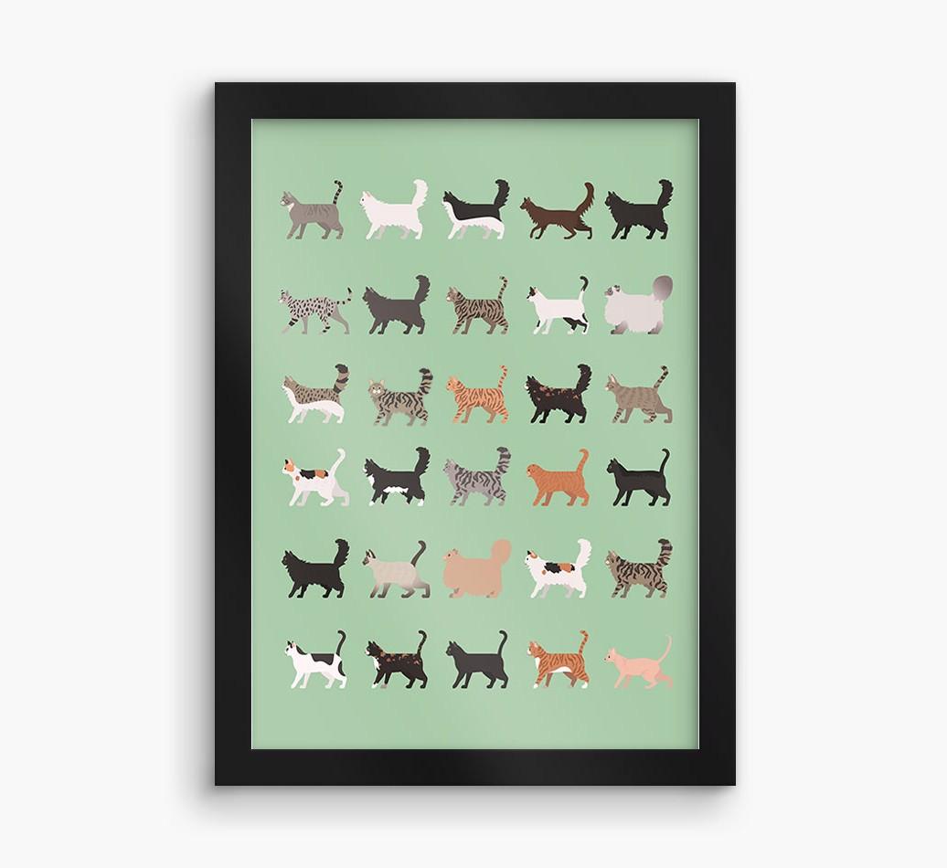 A Great Deal Of Cats: Personalized {breedCommonName} Framed Print