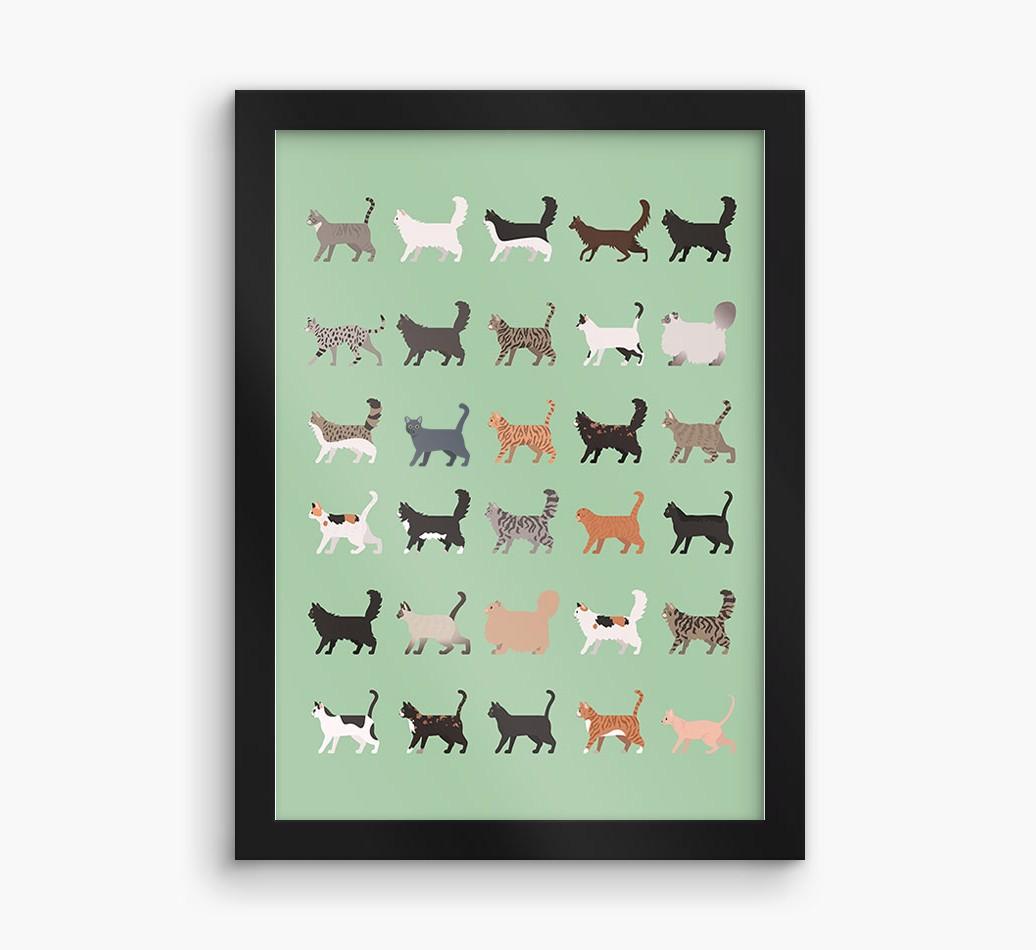 A Great Deal Of Cats: Personalized {breedCommonName} Framed Print