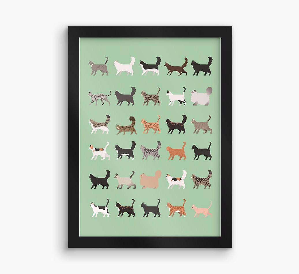 A Great Deal Of Cats: Personalized {breedCommonName} Framed Print