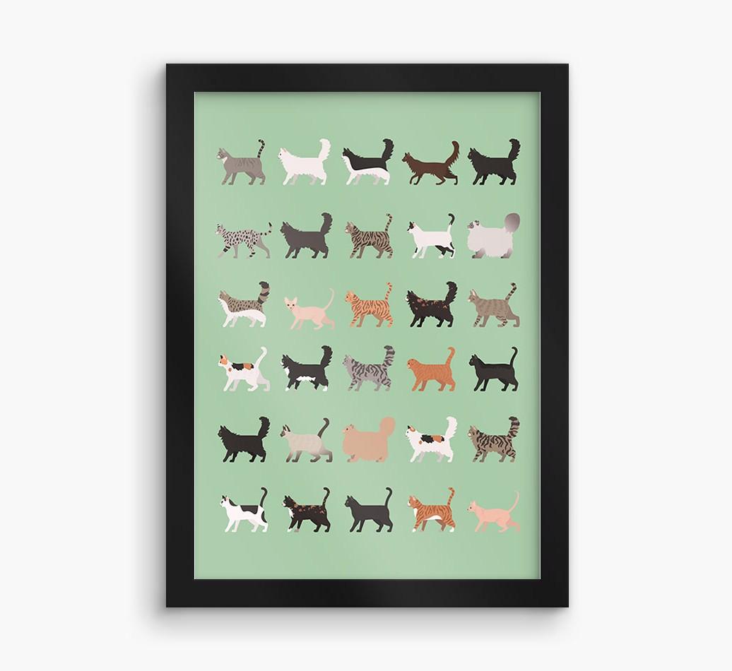A Great Deal Of Cats: Personalized {breedCommonName} Framed Print
